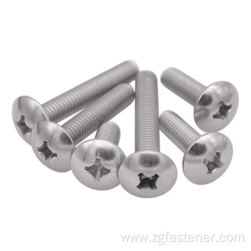 Best-Selling Stock Fastener Stainless Steel Cross Recessed Pan Head Screw